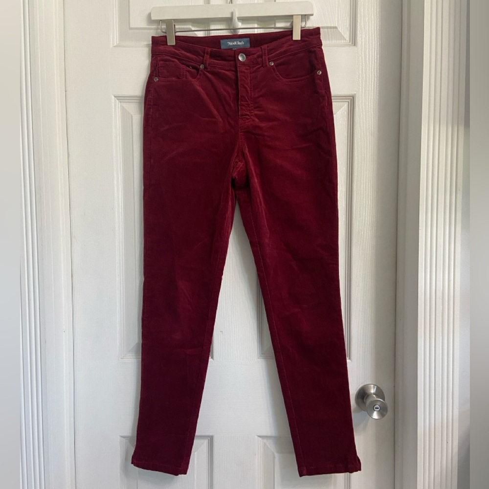 ModCloth Burgundy Red Skinny Jeans